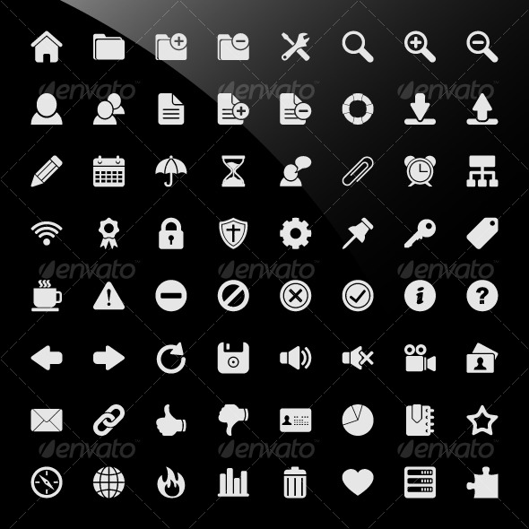 CMS Content Management System Web Icons