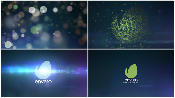 Bokeh Particle Logo