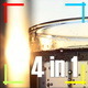 Bubble Water at Sunset Pack 4 in 1 - VideoHive Item for Sale
