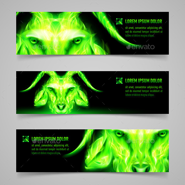 Goat Fire Banners