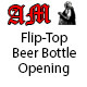 Flip-Top Beer Bottle Opening