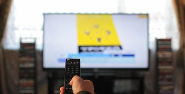 Channel Switching Remote control TV