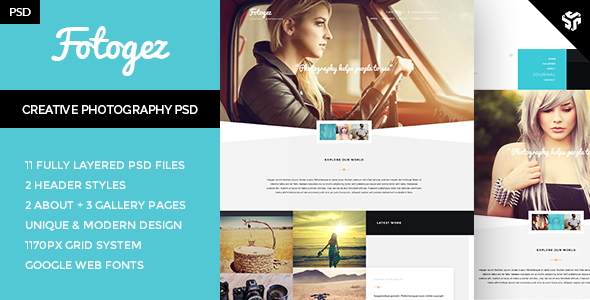 Fotogez - Creative Photography Theme