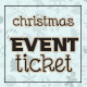 Christmas event ticket - GraphicRiver Item for Sale