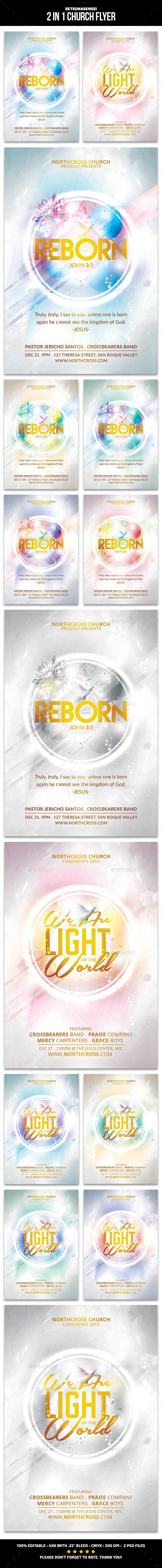 Reborn Church Flyer