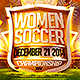 Women Soccer Flyer Template  - GraphicRiver Item for Sale