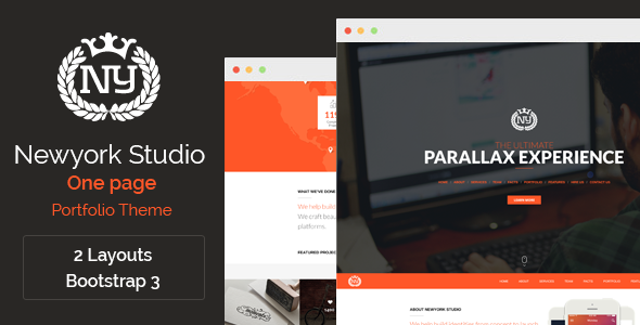 Newyork Studio - One Page Parallax Theme