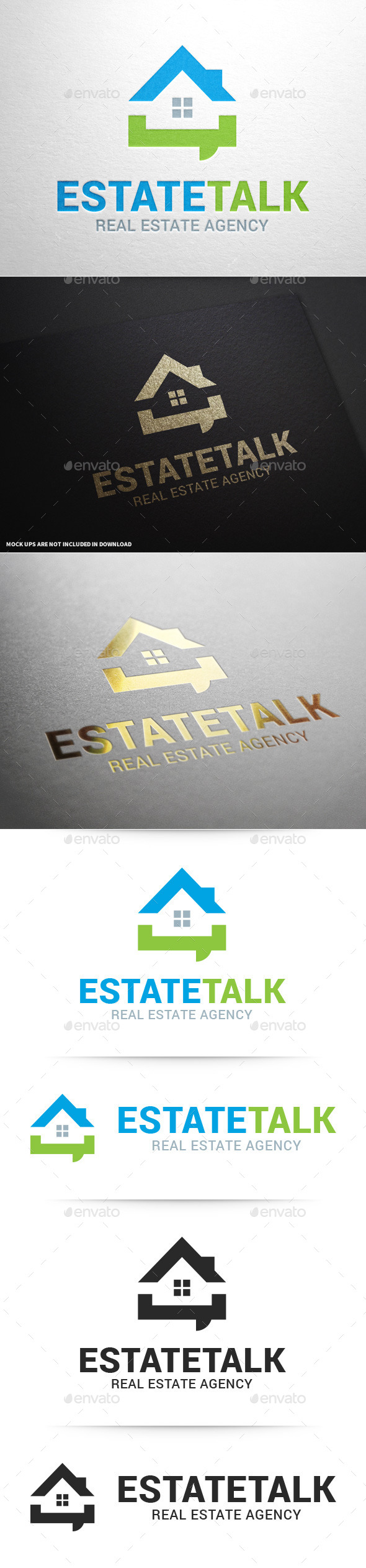 Real Estate Talk Logo Template