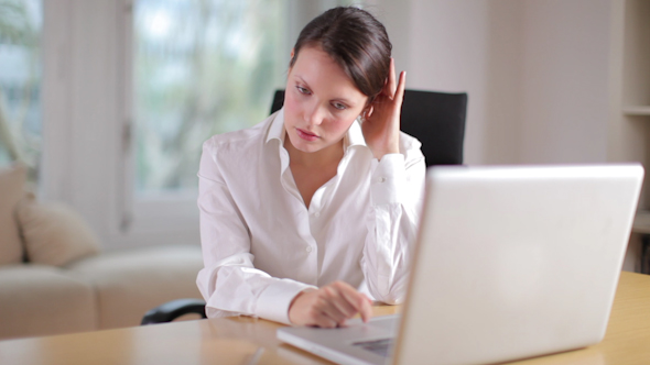 Business Laptop Woman Office Style