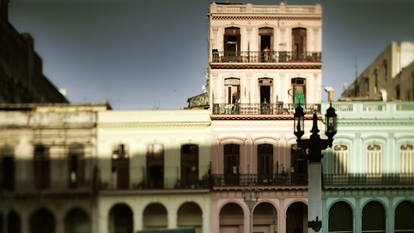 Havana Cuba Colorful Buildings