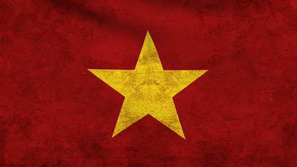 Vietnam Flag 2 Pack – Grunge and Retro alt