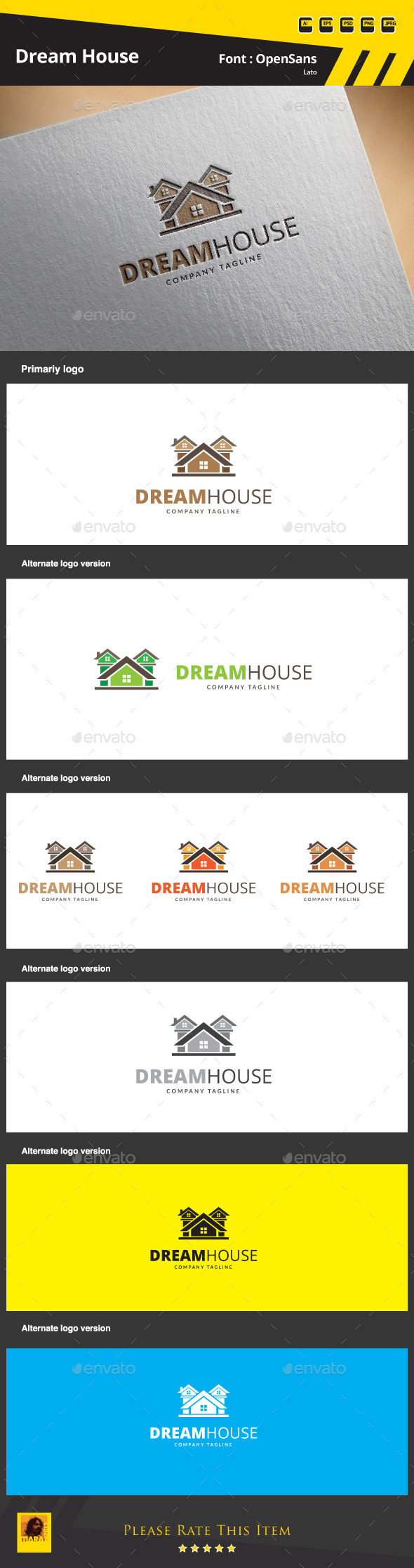 Dream House Logo Template