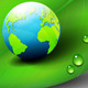 Earth on Leaf - GraphicRiver Item for Sale