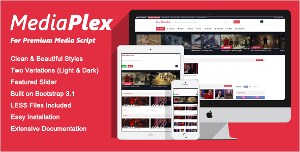 Motyw MediaPlex dla Premium Media Script