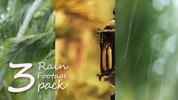 Rain footage Pack