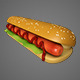 Hotdog Sandwich  - 3DOcean Item for Sale