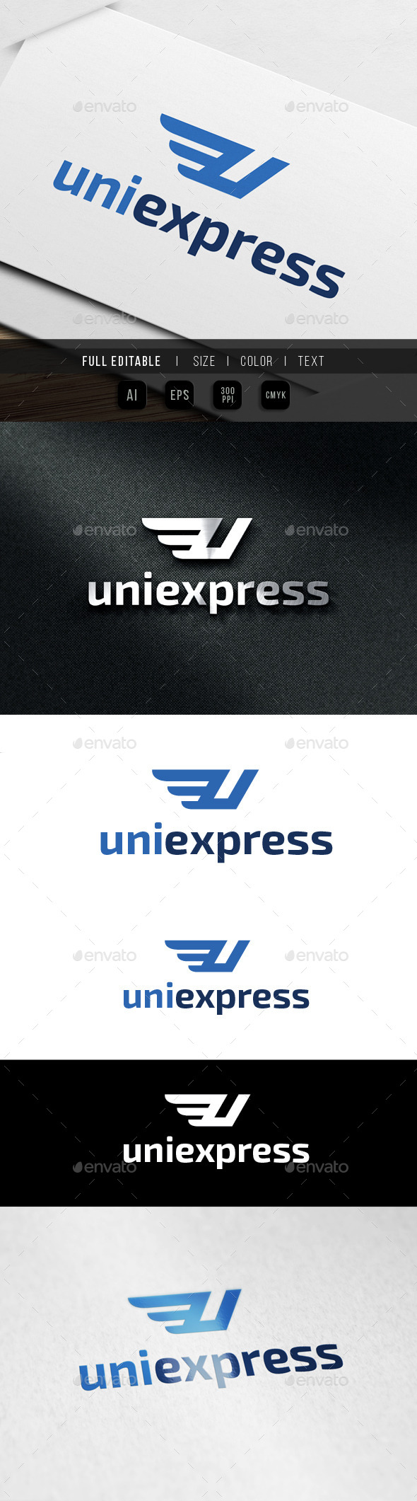 Express - Letter U - Wing