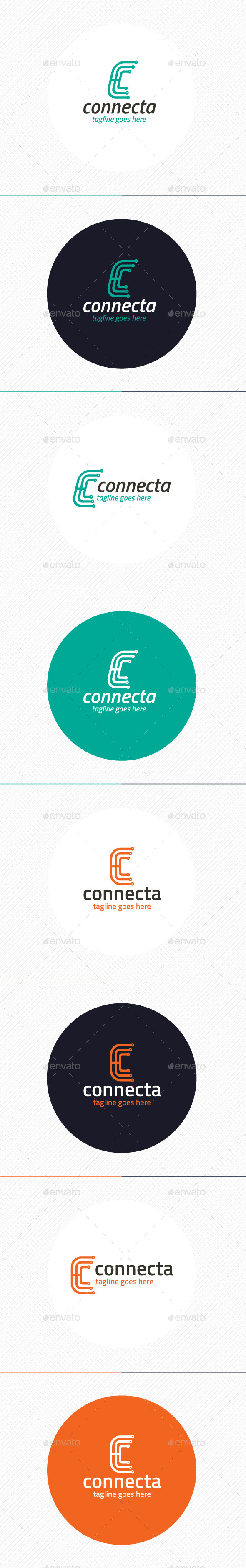 Connecta Logo • Letter C