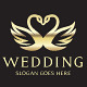 Swan Wedding Crest Logo - GraphicRiver Item for Sale