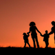 Funny Family Sunset - VideoHive Item for Sale