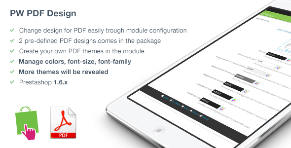 Projekt PDF dla PrestaShop