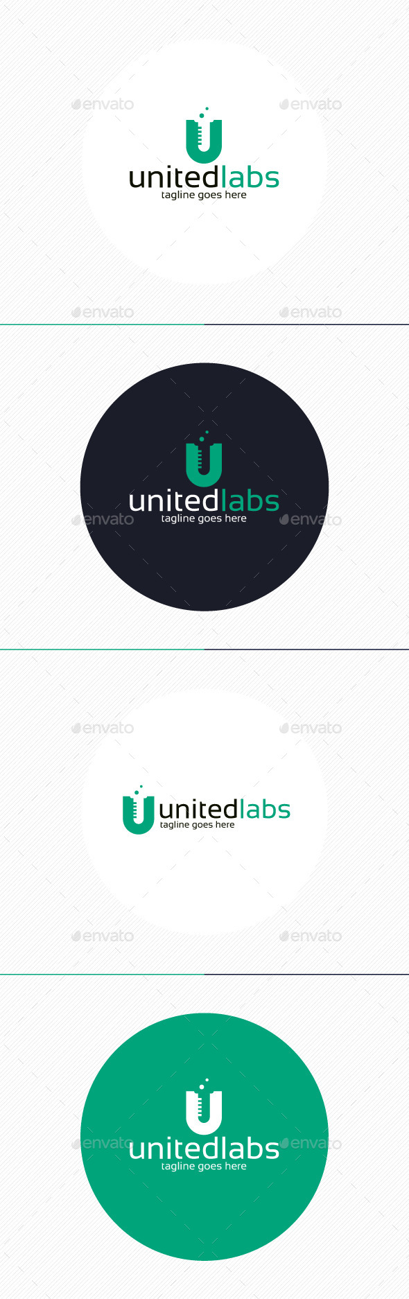United Labs Logo • Letter U