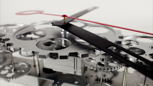 Clock Face With Cogs And Dials 1 alt