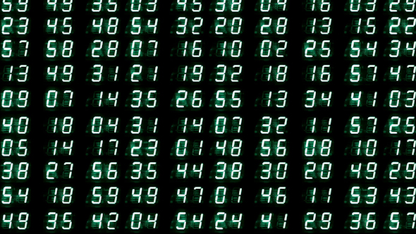 Digital Numbers Led Clock Counter 9