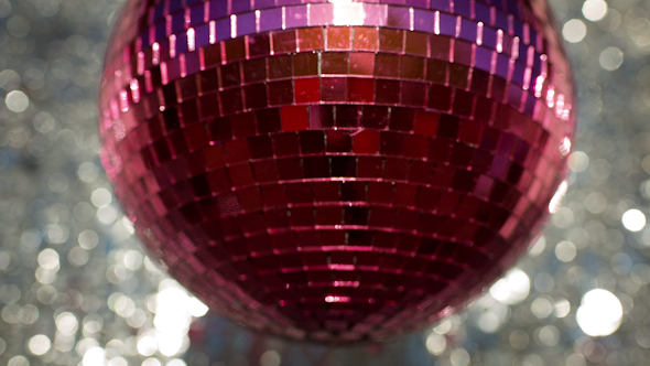 Pink Discoball 74