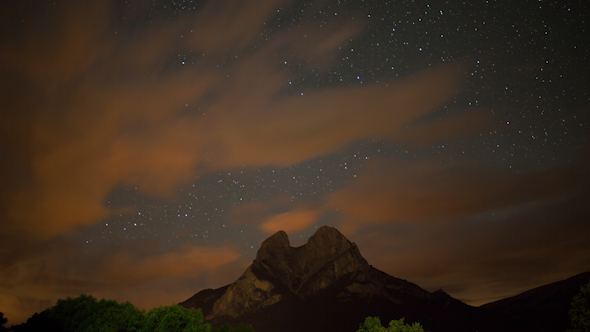 Starlapse Pedraforca Mountain 3