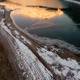 Partially Iced Lake at Sunset  - VideoHive Item for Sale