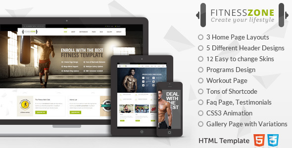 Strefa fitness | Szablon sportowy HTML