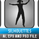 Mix Peoples Silhouettes 01 - GraphicRiver Item for Sale