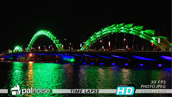 Dragon Bridge Asia LED Lights