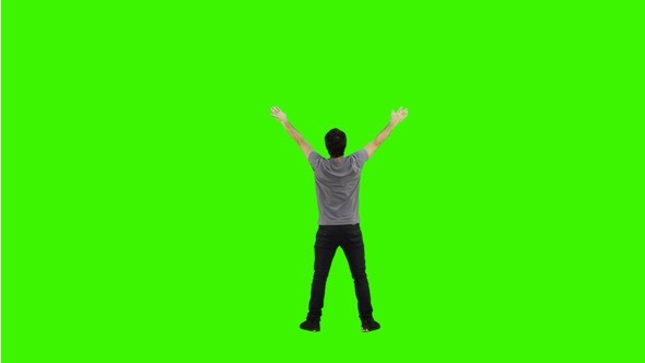 Cheering Fans on Green Screen