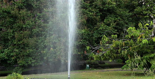 Fountain in a Park