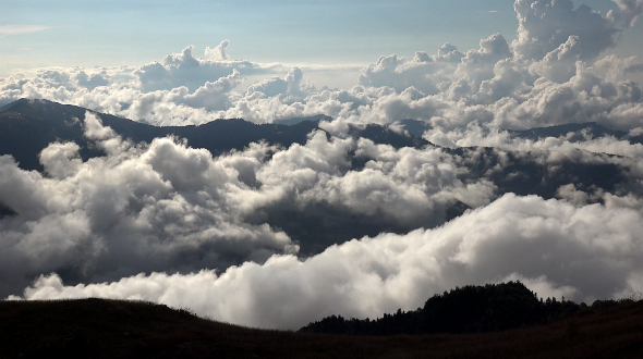 Spectacular Landscape Above the Clouds 7