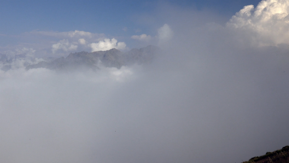 Storm Approaching Above Clouds 1