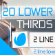 20 Minimal Lower Thirds - VideoHive Item for Sale