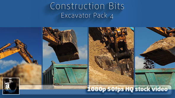 Construction Bits 8 -- Excavator Pack 4