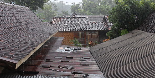 Heavy Rain on the Roof 1