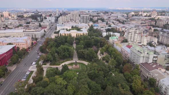 Kyiv, Ukraine Aerial View of the City, Kiev