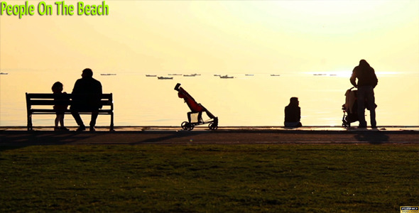 People On Beach