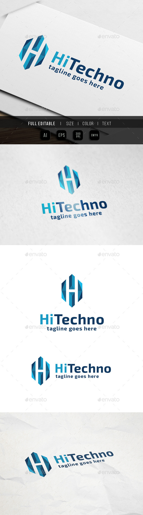 Hi Tech - Letter H