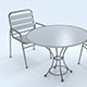 Bar table set - 3DOcean Item for Sale