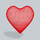 3D Heart square - 3DOcean Item for Sale