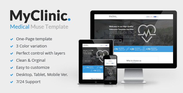 MyClinic - Medical Muse Template