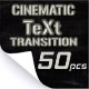 50 Cinematic Text Transition - VideoHive Item for Sale