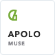 Apolo - One Page Parallax Muse Template - ThemeForest Item for Sale