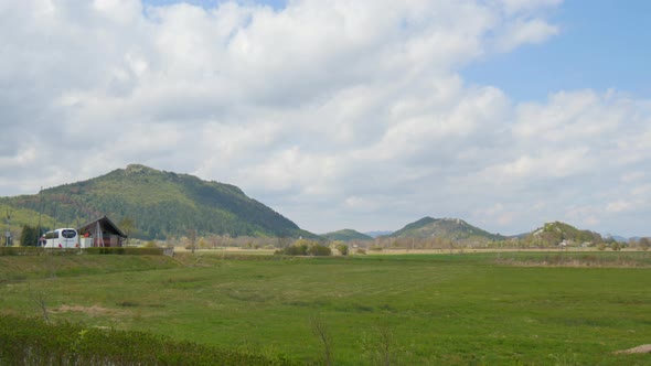 Tesla Birth House  Lika Region with Village Smiljan Ostra Peak Velebit Mountain